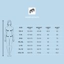 Combinaison Femme shorty 2/2 ZIP arrière  