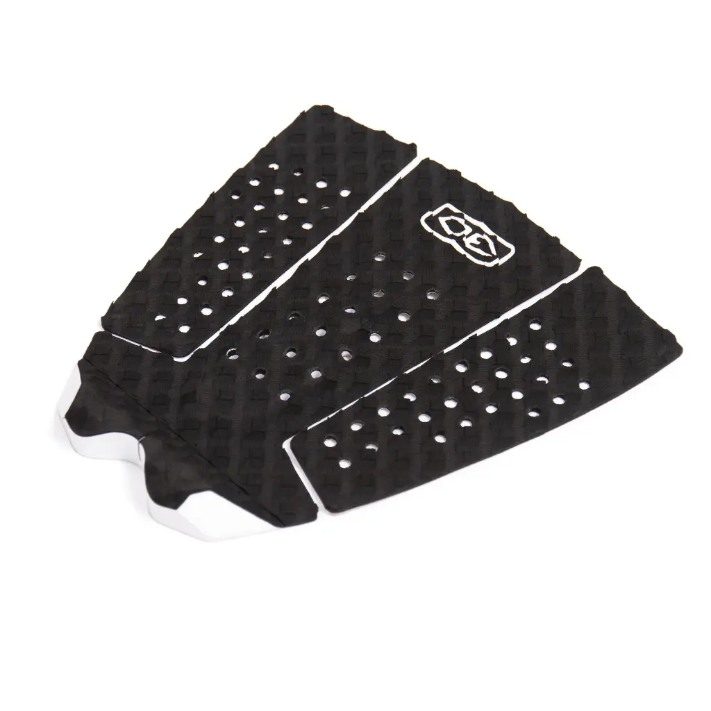 Grippe Pintail Black Surfboard Traction Pad - 3 Pieces