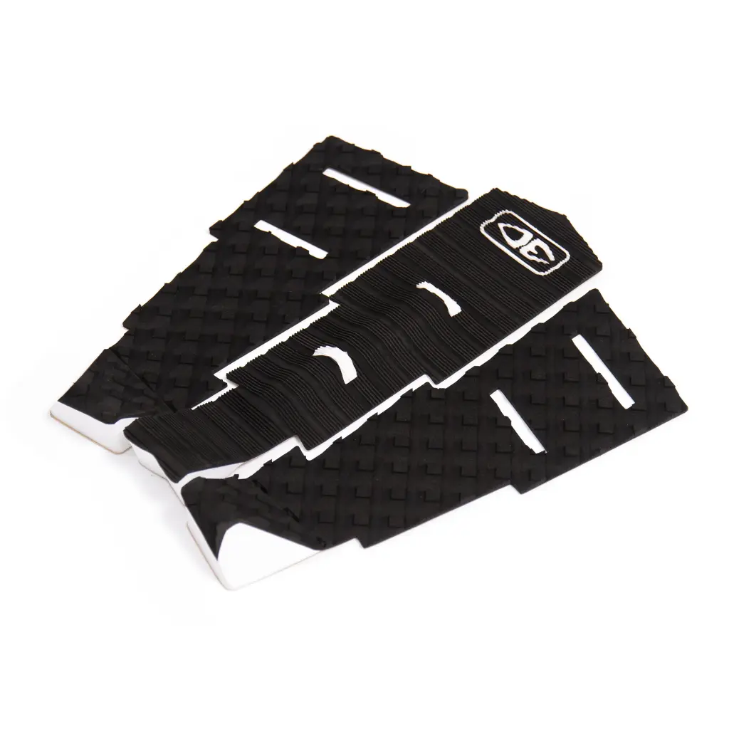 Grippe Pintail Black Surfboard Traction Pad - 3 Pieces