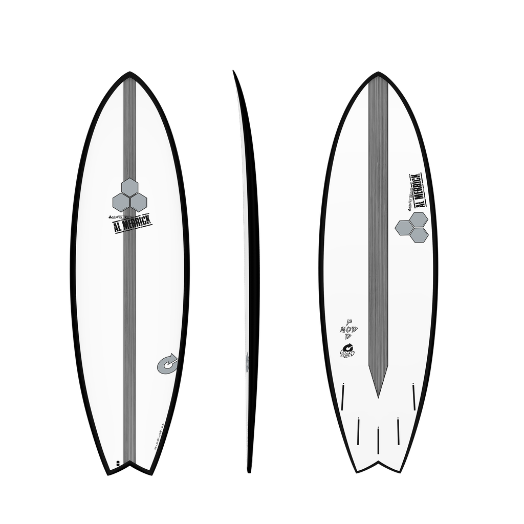 Planche de surf X-LITE POD MOD 5' 10 rail noir