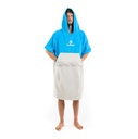 PONCHO CYAN & GRIS