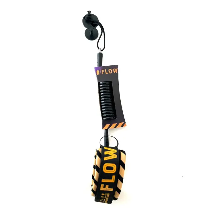 Leash bodyboard BICEPS AIR FLOW 7 mm noire/Pilsner