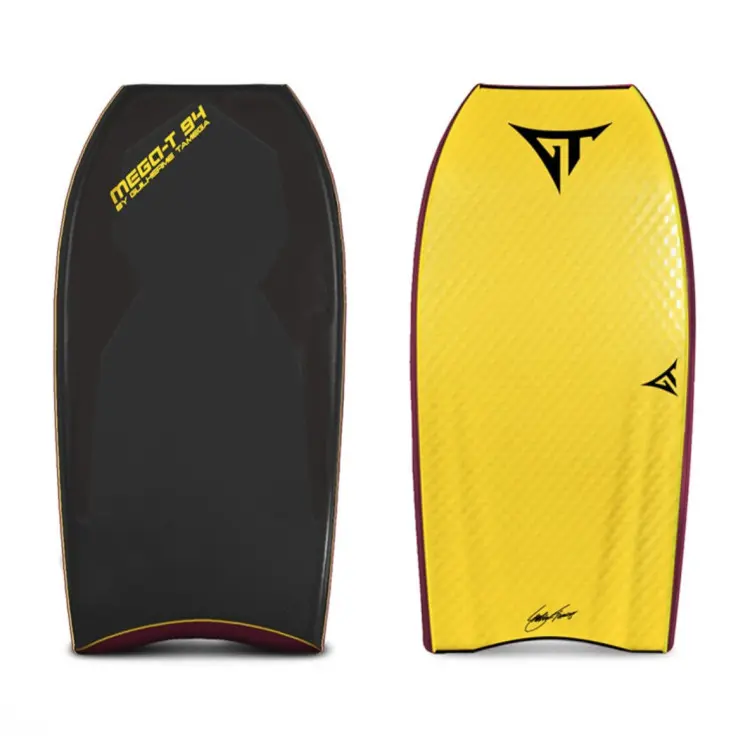 BODYBOARD GT BOARDS MEGA-T 94 BLACK/YELLOW