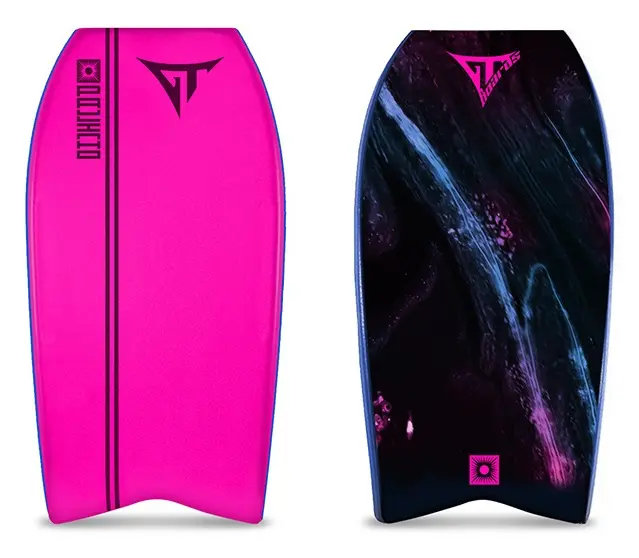 BODYBOARD PAULINHO PP Core | HDPE Graphic | 1x Tubular Stringer | Mesh | Standard Channels | Fish Tail