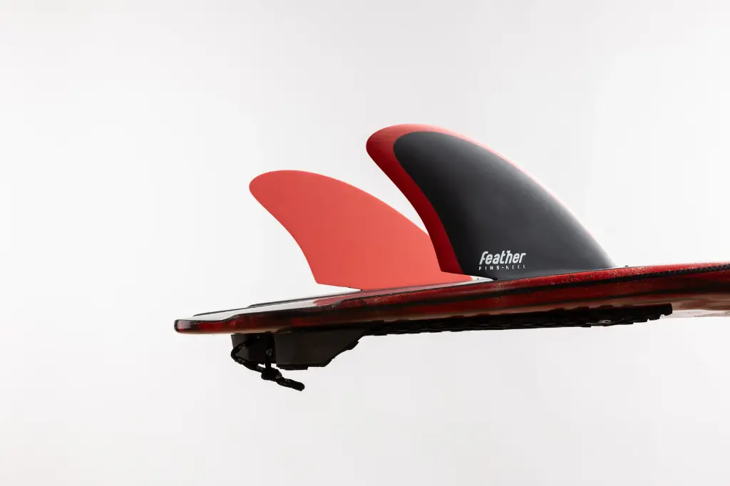 2 FINS KEELS FUTURE Noir & rouge 