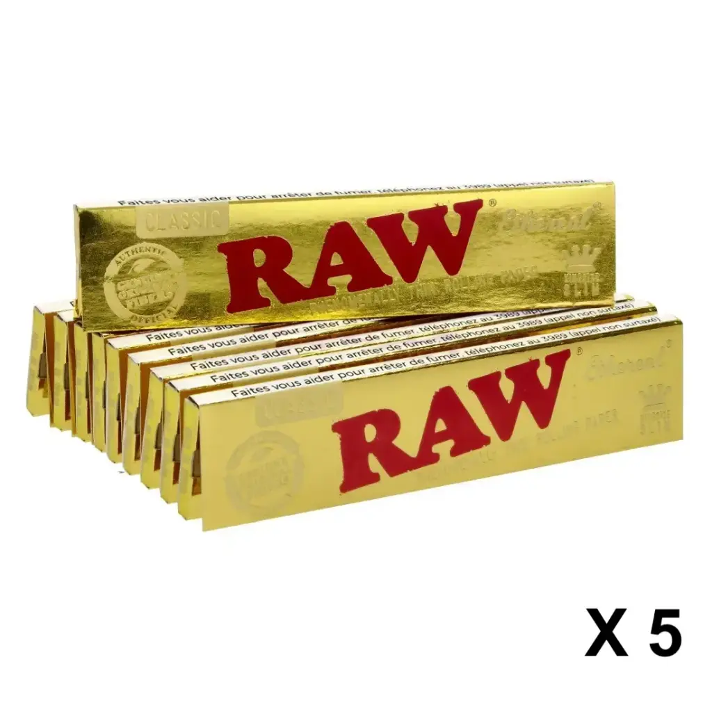 FEUILLES A ROULER RAW ETHEREAL KS SLIM x 5 détails
