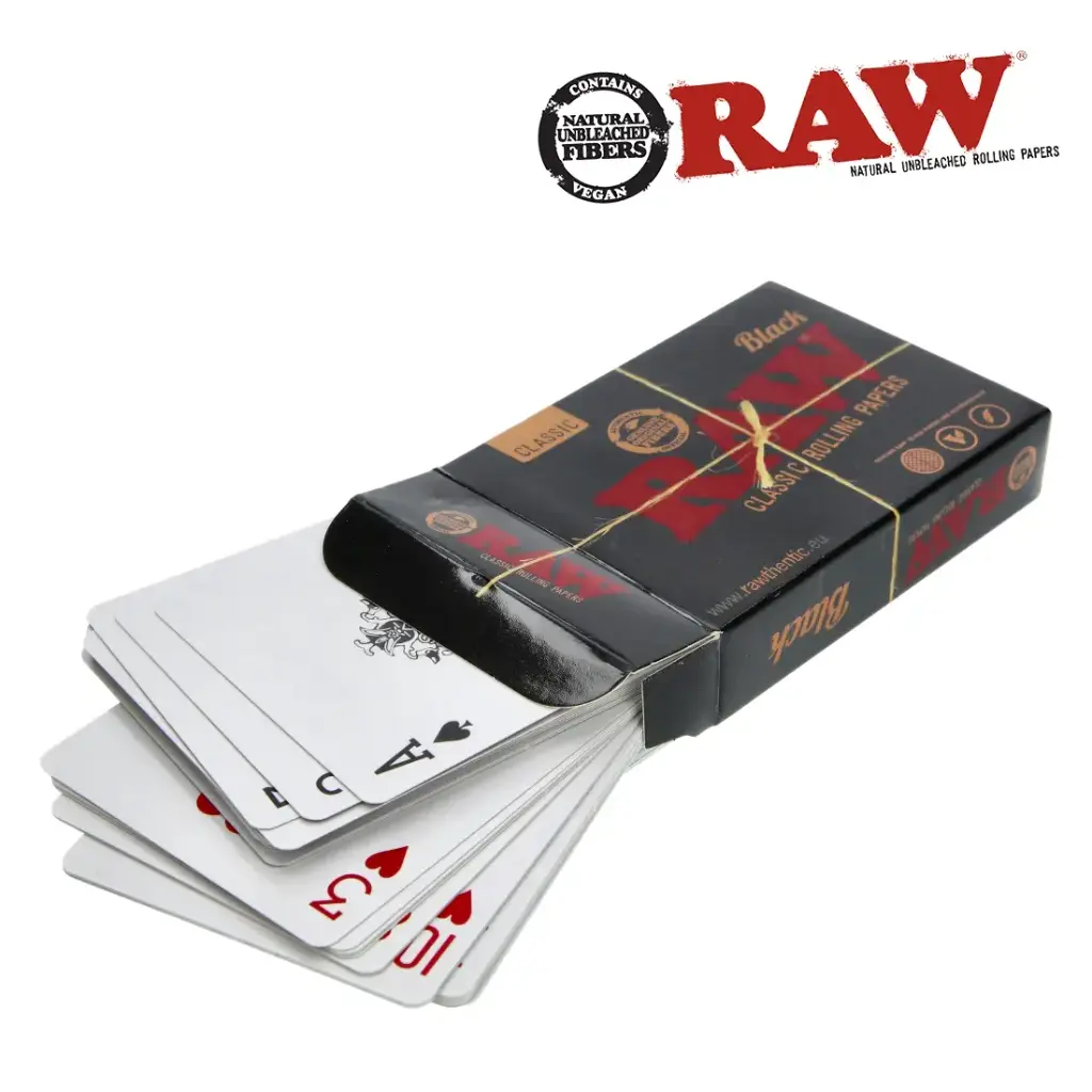 JEU DE CARTES RAW BLACK (accessoires)