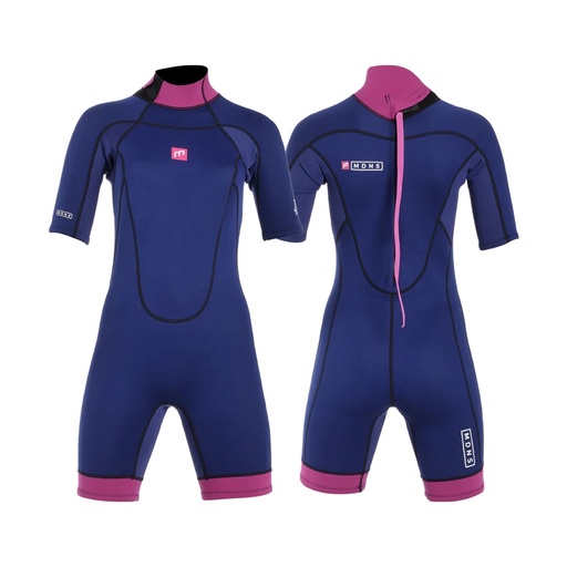 Combinaison Femme shorty 2/2 ZIP arrière 