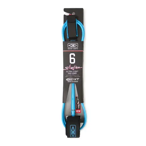 Leash Slimline Lightweight Comp One-XT - 6 pieds bleu