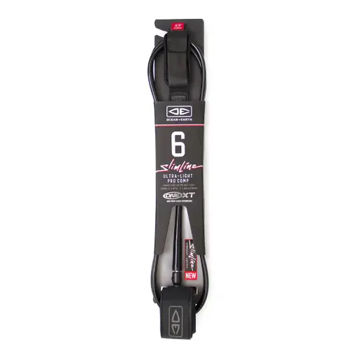 Leash Slimline Lightweight Comp One-XT - 6 pieds noir
