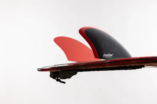 2 FINS KEELS FUTURE Noir & rouge 