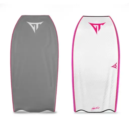 BODYBOARD GT BOARDS MEGA-T GRIS FROID/ROSE/BLANC
