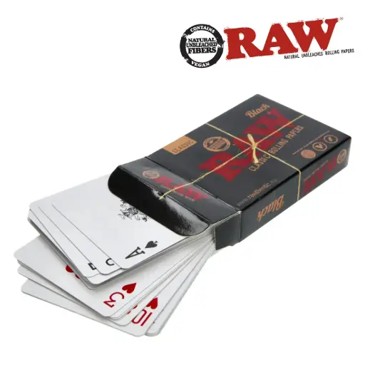 JEU DE CARTES RAW BLACK (accessoires)